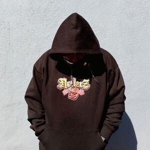 Black Hoodie with Graphic Design